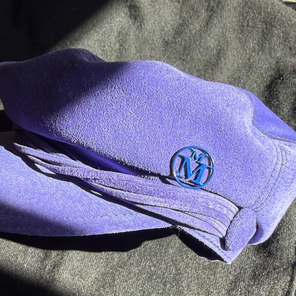 Suede Purple Women's Hat - Picture 5 of 12